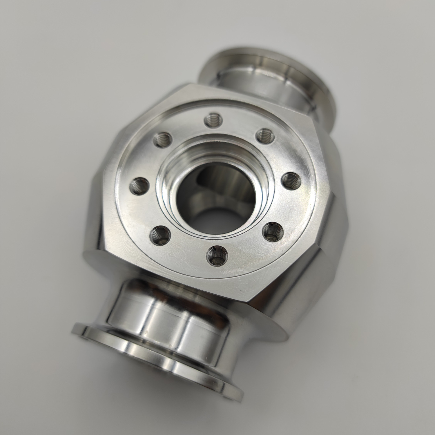 Precision Machined Stainless Steel Valve Body