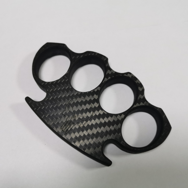 3K High-strength Carbon Fiber Finger Buckle CNC Carved Forging Pattern Colored Carbon Plate