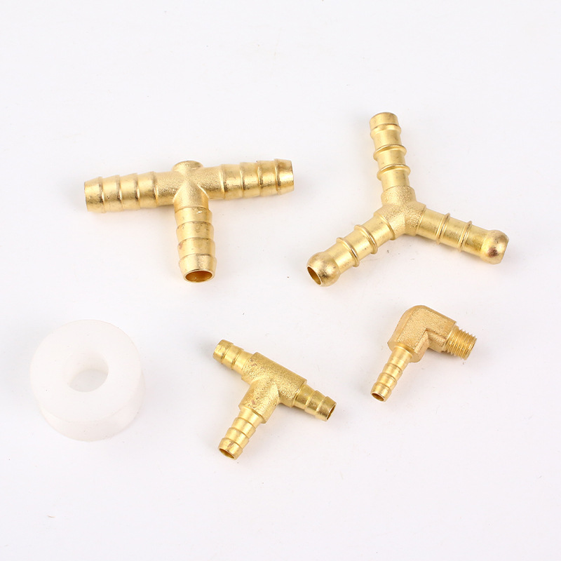 Brass Pagoda Joint with Inner and Outer Wire to Wire Rolling Pattern