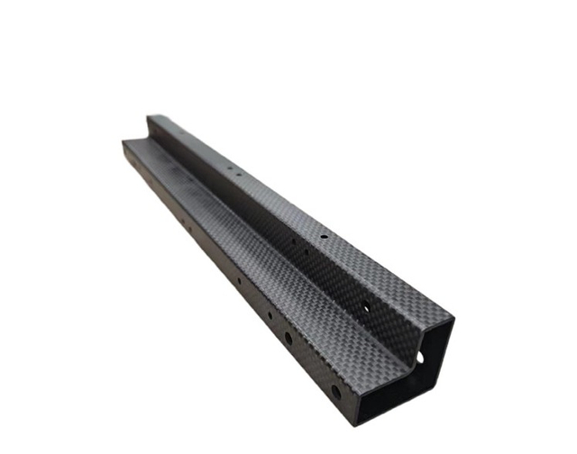 3K Diagonal L-shaped Carbon Fiber Square Tube CNC Turning Milling 