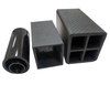 High Strength Rectangular Carbon Fiber Tube Manufacturer Square Shaped Tube and Round Tube Production