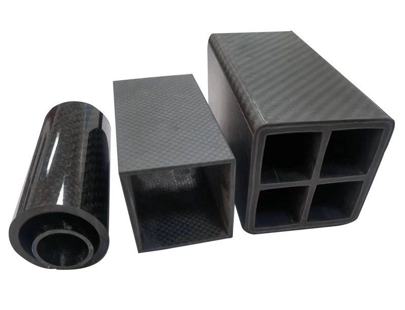 High Strength Rectangular Carbon Fiber Tube Manufacturer Square Shaped Tube and Round Tube Production